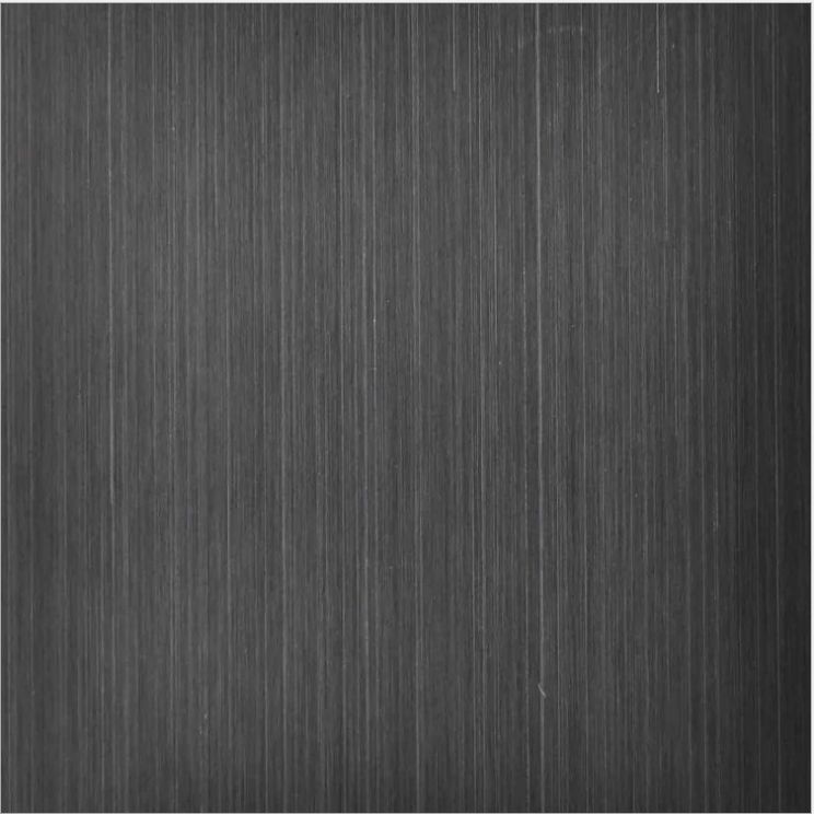 Black Hairline Stainless Steel Sheet