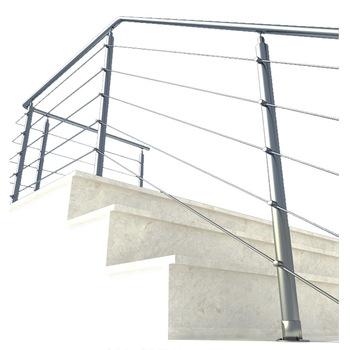 Sliver Stainless Steel Stair Railing