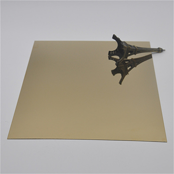 Gold Stainless Steel Sheet